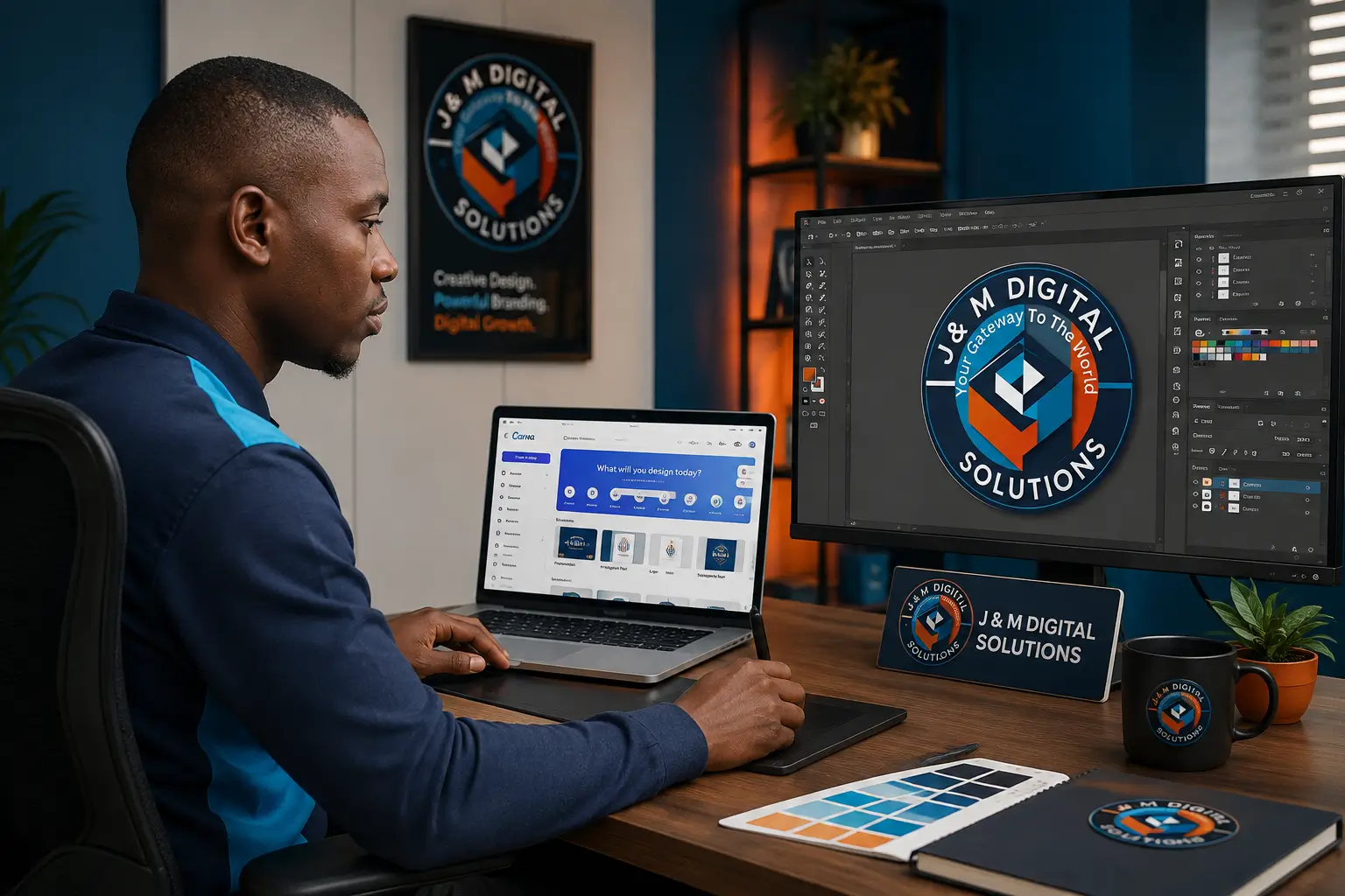 Hire the best graphic designer in Embu - portfolio review and brand identity design