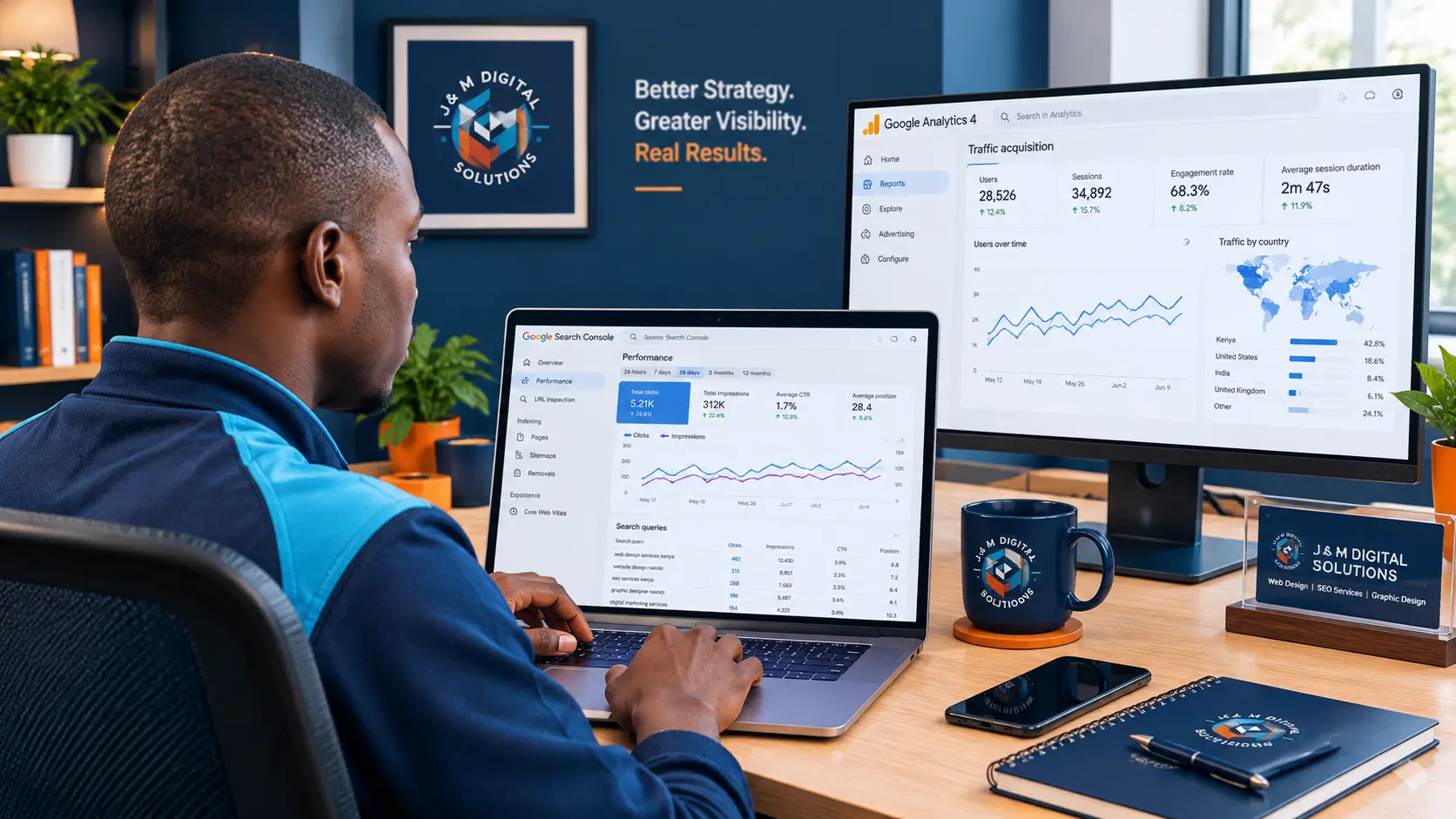 Hire the best SEO agency in Kenya, wherever you're based - ranking strategy and reporting