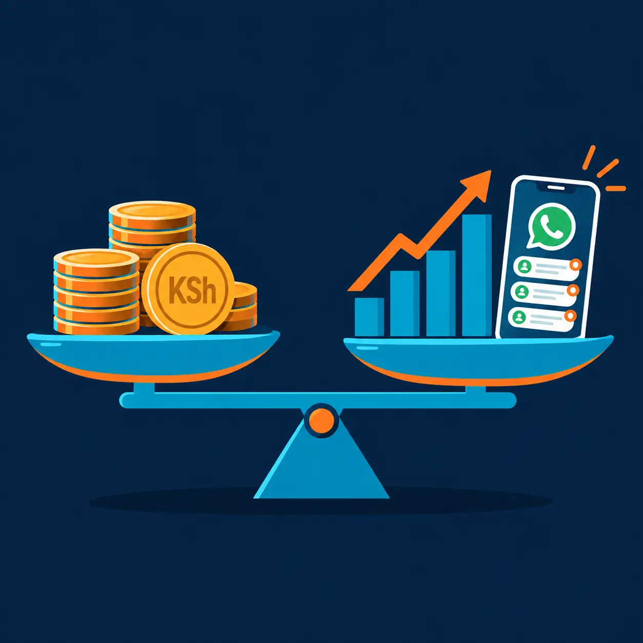 SEO investment compared with returns from search enquiries in Kenya